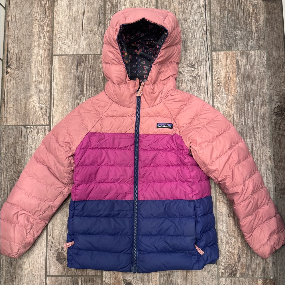 Patagonia Kids' Reversible Down Sweater Hoody